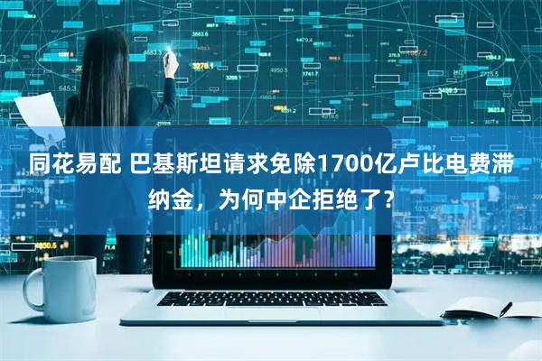 同花易配 巴基斯坦请求免除1700亿卢比电费滞纳金，为何中企拒绝了？